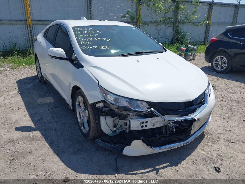 2018 Chevrolet Volt VIN: 1G1RA6S54JU139972 Lot: 12026470