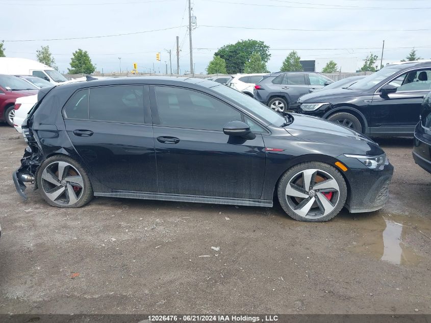 2022 Volkswagen Golf Gti VIN: WVWV87CD6NW125062 Lot: 12026476