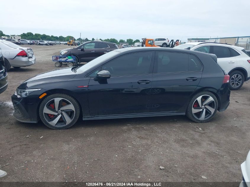 2022 Volkswagen Golf Gti VIN: WVWV87CD6NW125062 Lot: 12026476