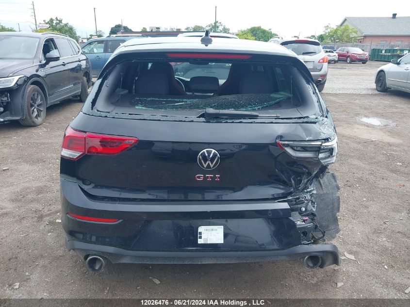 2022 Volkswagen Golf Gti VIN: WVWV87CD6NW125062 Lot: 12026476
