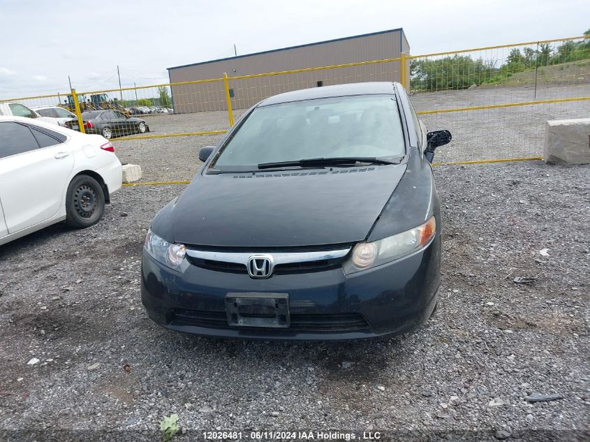 2008 Honda Civic Lx VIN: 1HGFA16508L070187 Lot: 12026481