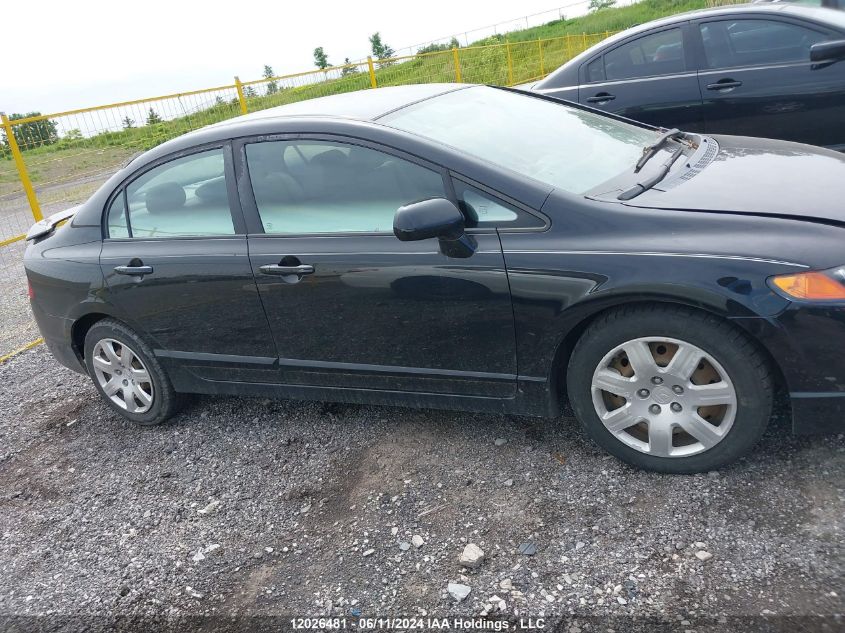 2008 Honda Civic Lx VIN: 1HGFA16508L070187 Lot: 12026481