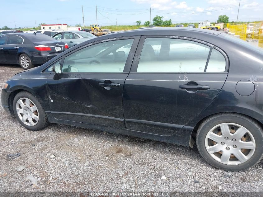 2008 Honda Civic Lx VIN: 1HGFA16508L070187 Lot: 12026481