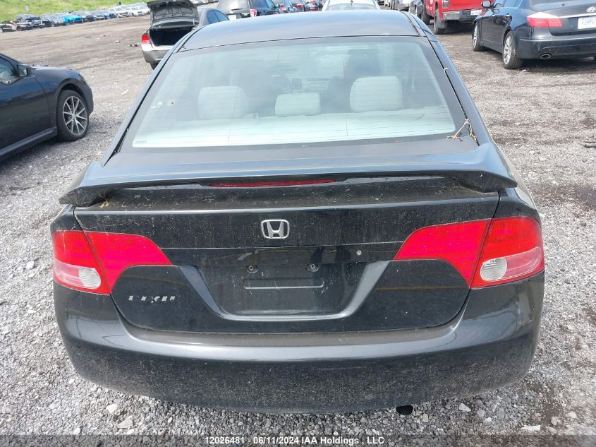 2008 Honda Civic Lx VIN: 1HGFA16508L070187 Lot: 12026481