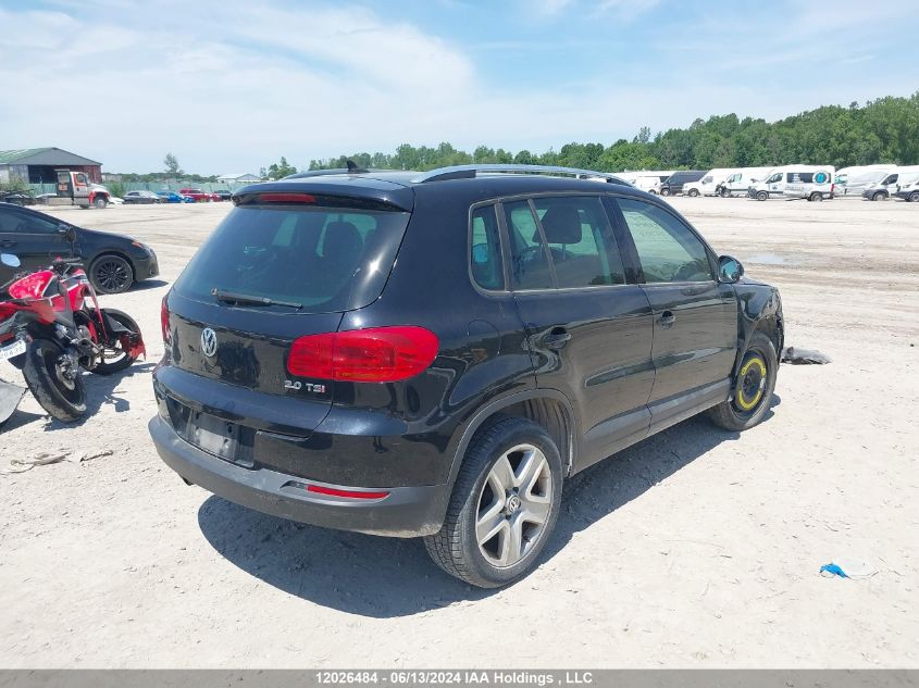 2012 Volkswagen Tiguan VIN: WVGAV7AX4CW538708 Lot: 12026484