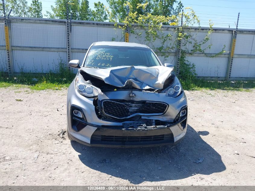 2020 Kia Sportage VIN: KNDPM3AC1L7675039 Lot: 12026489