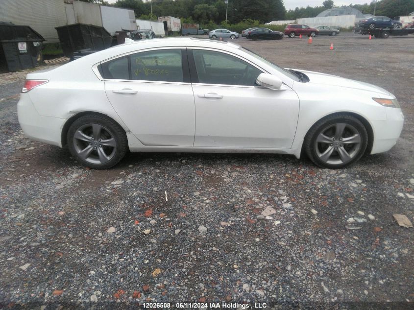 2013 Acura Tl VIN: 19UUA9F26DA800265 Lot: 12026508