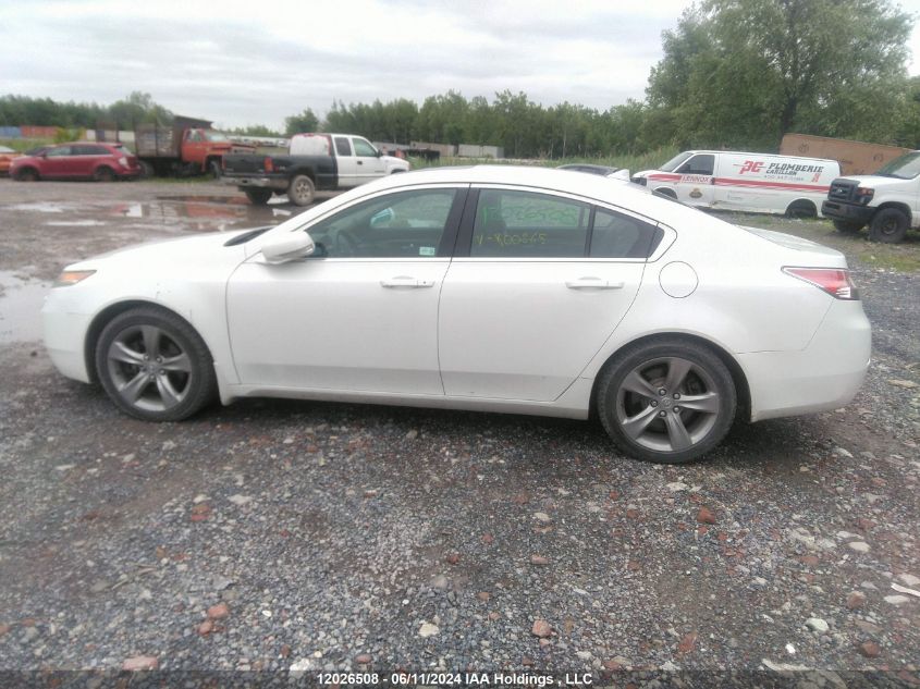 2013 Acura Tl VIN: 19UUA9F26DA800265 Lot: 12026508