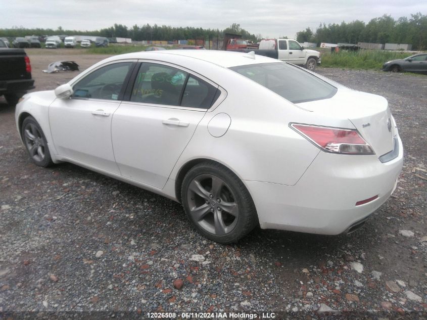 2013 Acura Tl VIN: 19UUA9F26DA800265 Lot: 12026508