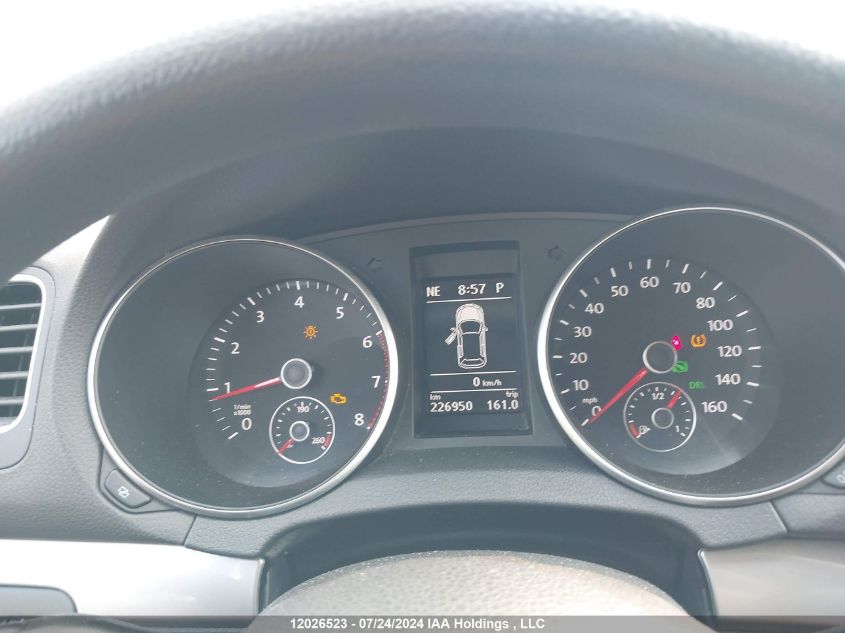 2011 Volkswagen Golf VIN: WVWDA7AJ1BW038710 Lot: 12026523