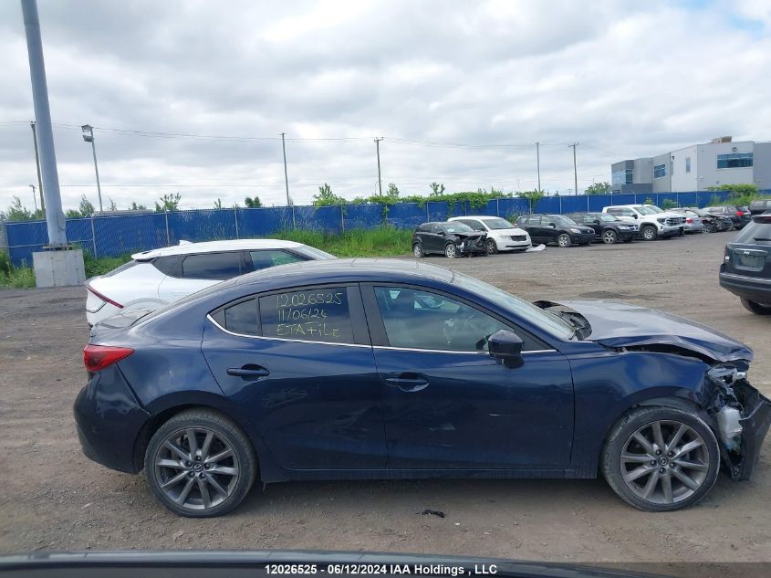 2018 Mazda 3 Grand Touring VIN: 3MZBN1W33JM230984 Lot: 12026525