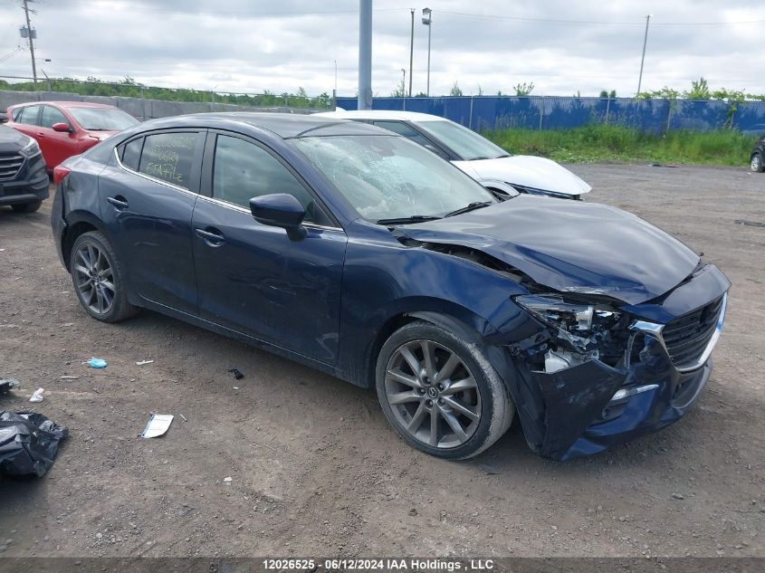 2018 Mazda 3 Grand Touring VIN: 3MZBN1W33JM230984 Lot: 12026525