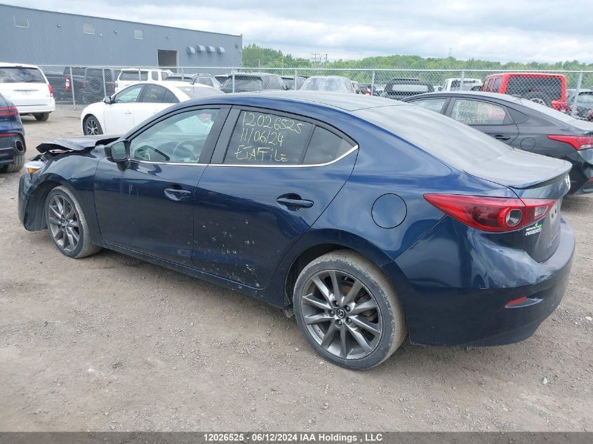 2018 Mazda 3 Grand Touring VIN: 3MZBN1W33JM230984 Lot: 12026525