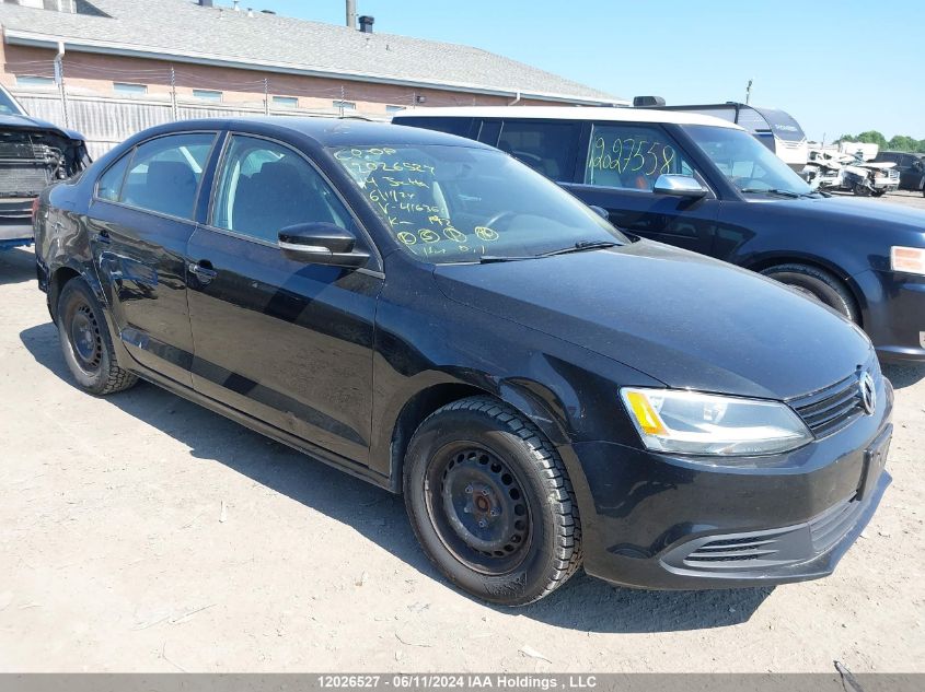 2014 Volkswagen Jetta Sedan VIN: 3VW2K7AJ0EM416361 Lot: 12026527