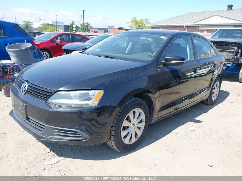 2014 Volkswagen Jetta Sedan VIN: 3VW2K7AJ0EM416361 Lot: 12026527