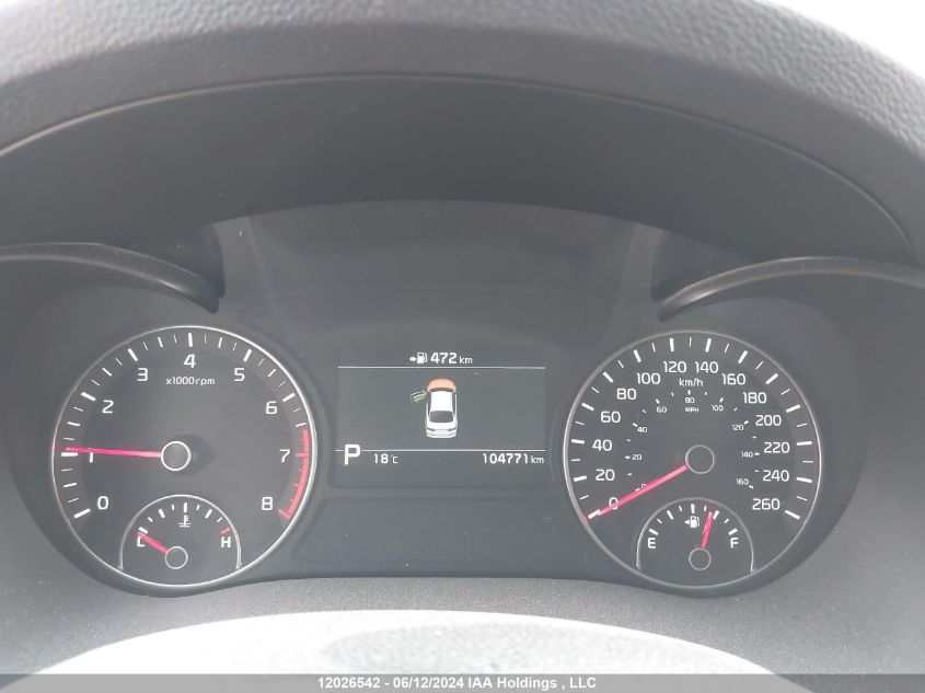 2019 Kia Optima VIN: 5XXGU4L38KG319017 Lot: 12026542