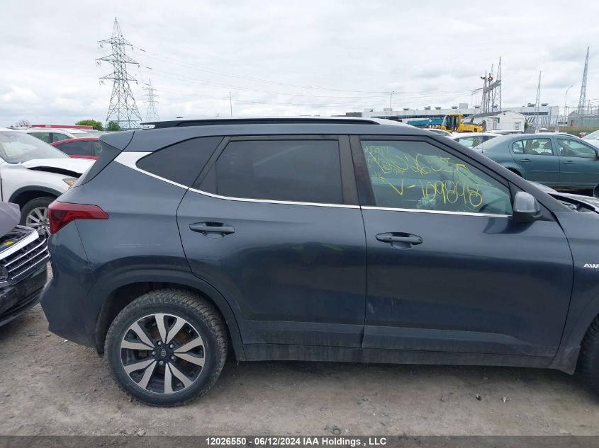 2021 Kia Seltos VIN: KNDEUCAA4M7109898 Lot: 12026550