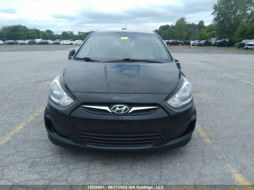 2014 Hyundai Accent Gl VIN: KMHCT5AEXEU151063 Lot: 12026561