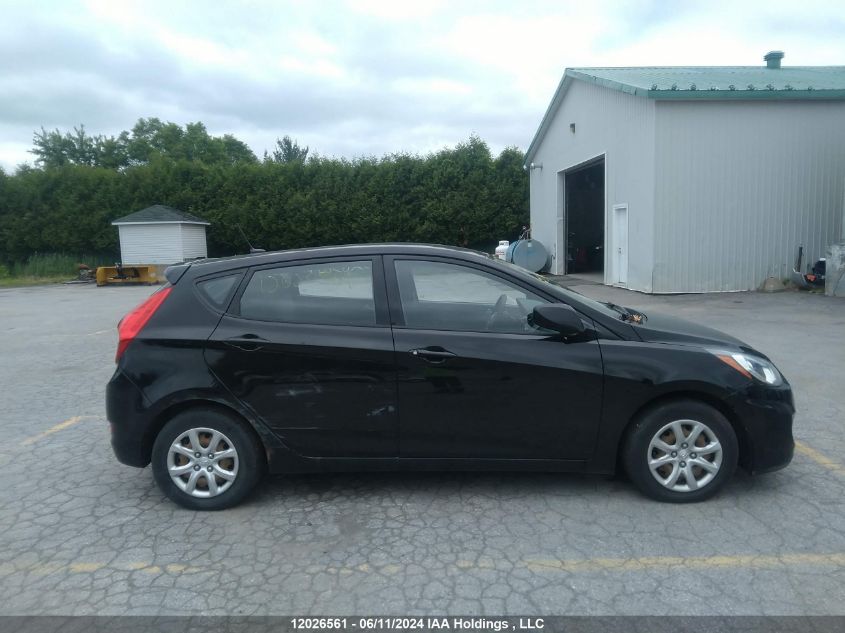 2014 Hyundai Accent Gl VIN: KMHCT5AEXEU151063 Lot: 12026561