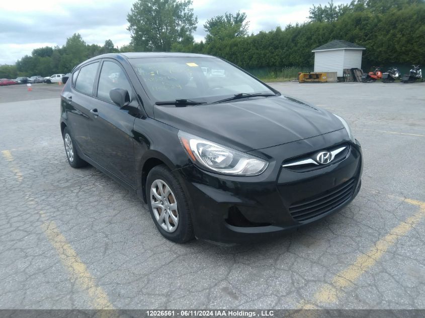 2014 Hyundai Accent Gl VIN: KMHCT5AEXEU151063 Lot: 12026561