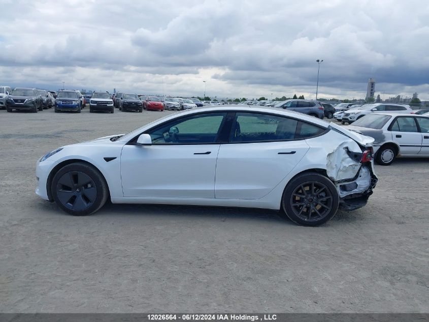 2023 Tesla Model 3 VIN: 5YJ3E1EA3PF512823 Lot: 12026564