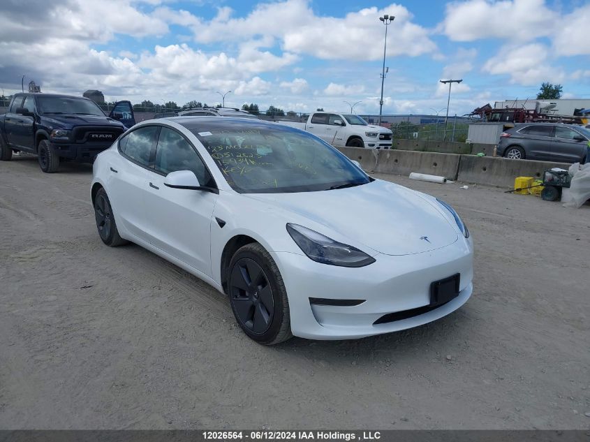 2023 Tesla Model 3 VIN: 5YJ3E1EA3PF512823 Lot: 12026564