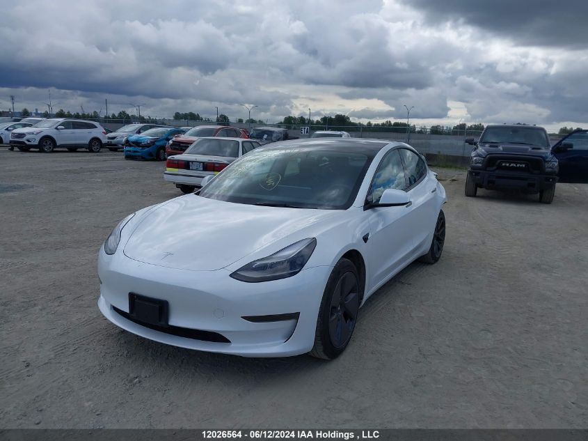 2023 Tesla Model 3 VIN: 5YJ3E1EA3PF512823 Lot: 12026564