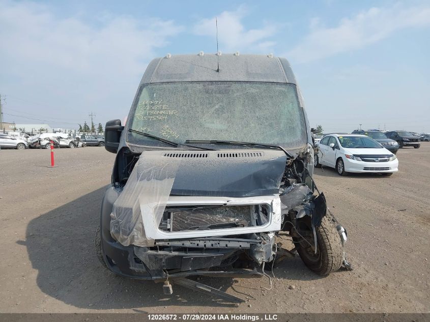 2021 Ram Promaster 3500 High Roof Extended 159 In. Wb VIN: 3C6MRVJG8ME575564 Lot: 12026572