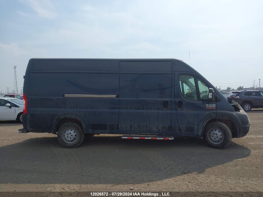 2021 Ram Promaster 3500 High Roof Extended 159 In. Wb VIN: 3C6MRVJG8ME575564 Lot: 12026572