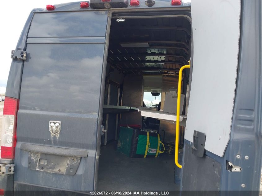 2021 Ram Promaster 3500 High Roof Extended 159 In. Wb VIN: 3C6MRVJG8ME575564 Lot: 12026572