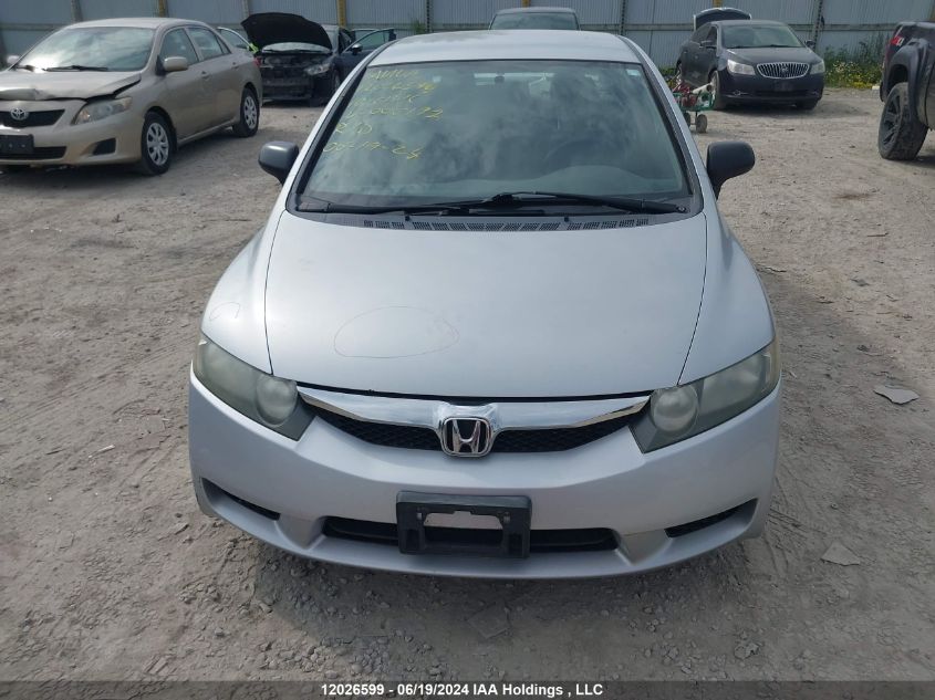 2010 Honda Civic Sdn VIN: 2HGFA1F40AH006192 Lot: 12026599