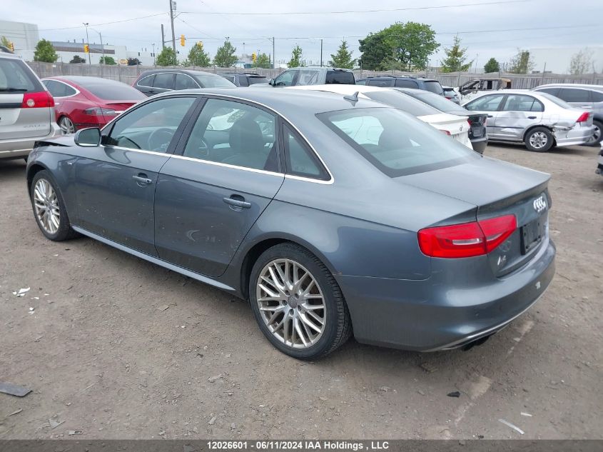 2014 Audi A4 VIN: WAUFFCFLXEN032280 Lot: 12026601