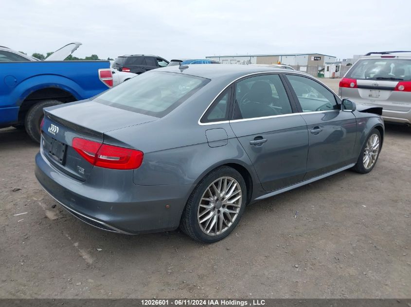 2014 Audi A4 VIN: WAUFFCFLXEN032280 Lot: 12026601