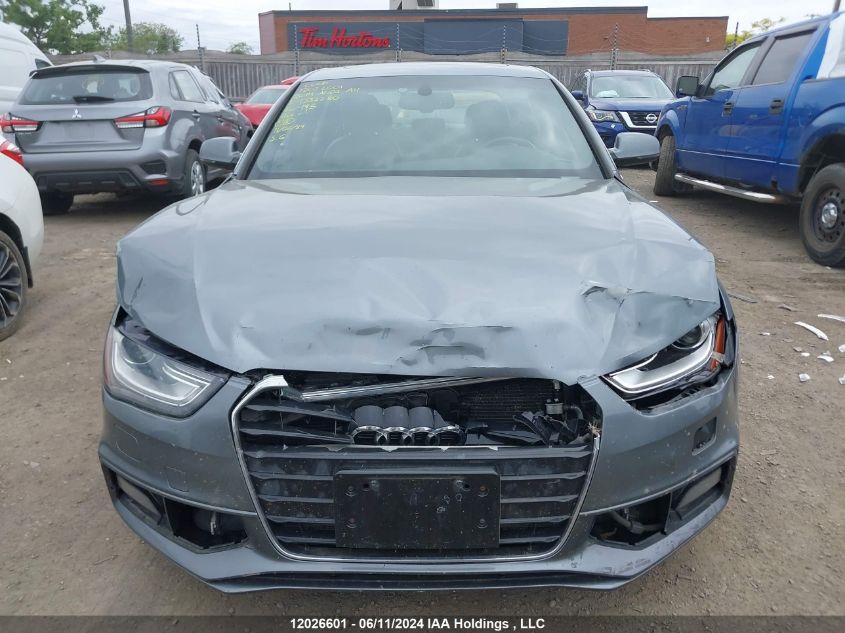 2014 Audi A4 VIN: WAUFFCFLXEN032280 Lot: 12026601