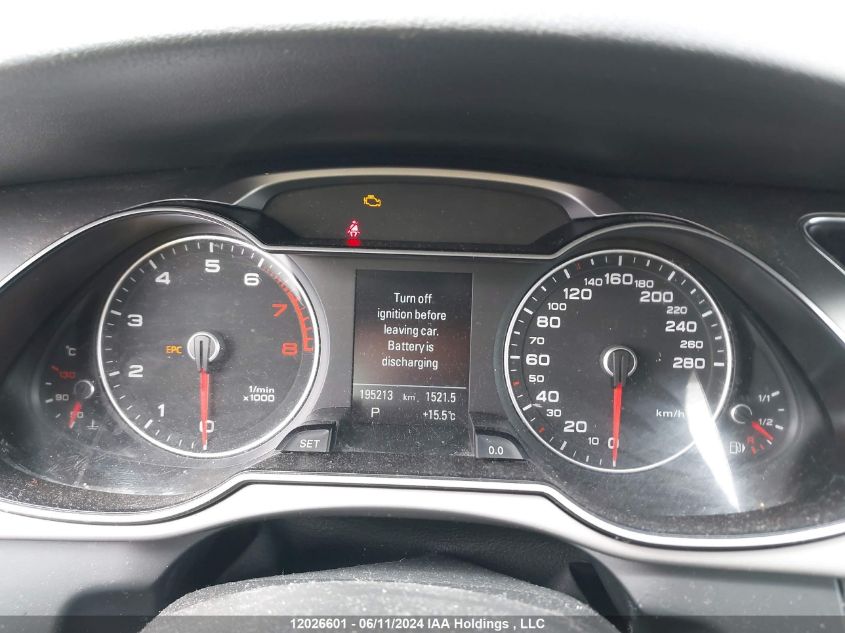 2014 Audi A4 VIN: WAUFFCFLXEN032280 Lot: 12026601