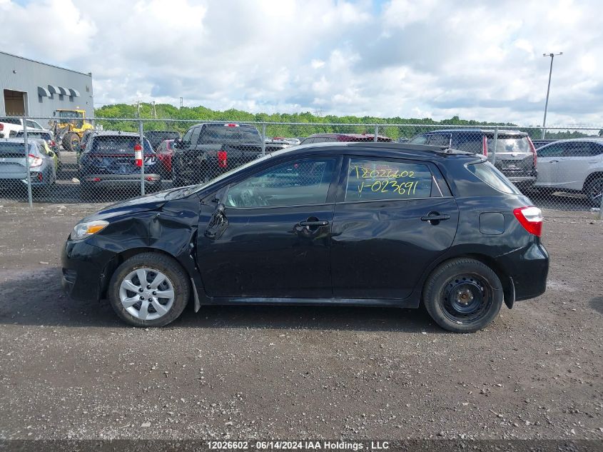 2013 Toyota Matrix VIN: 2T1LE4EE4DC023691 Lot: 12026602