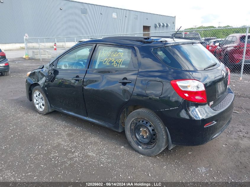 2013 Toyota Matrix VIN: 2T1LE4EE4DC023691 Lot: 12026602