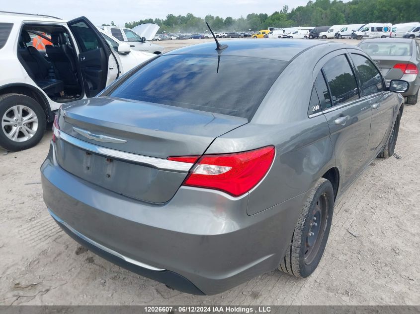 2012 Chrysler 200 Lx VIN: 1C3CCBAB9CN219115 Lot: 12026607