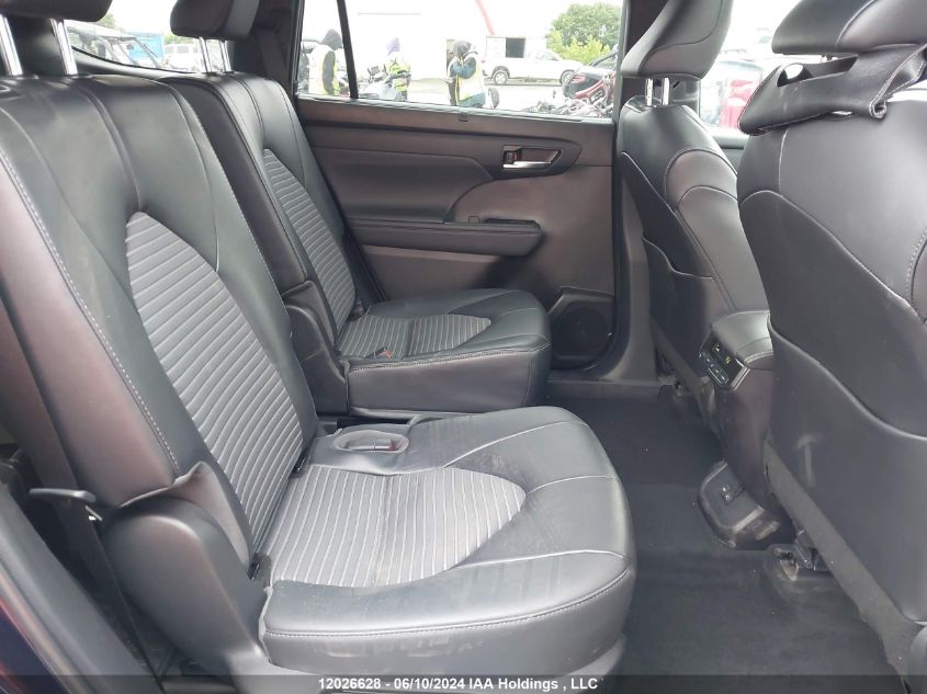 2022 Toyota Highlander Xse VIN: 5TDLZRBH1NS221640 Lot: 12026628