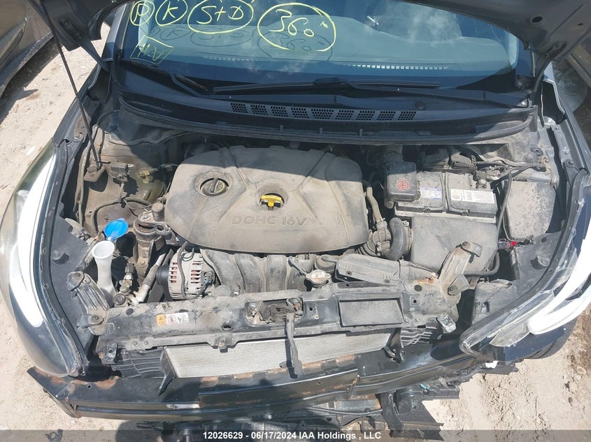 2014 Hyundai Elantra Se/Sport/Limited VIN: 5NPDH4AE2EH520495 Lot: 12026629