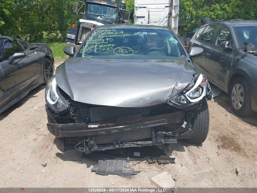 2014 Hyundai Elantra Se/Sport/Limited VIN: 5NPDH4AE2EH520495 Lot: 12026629