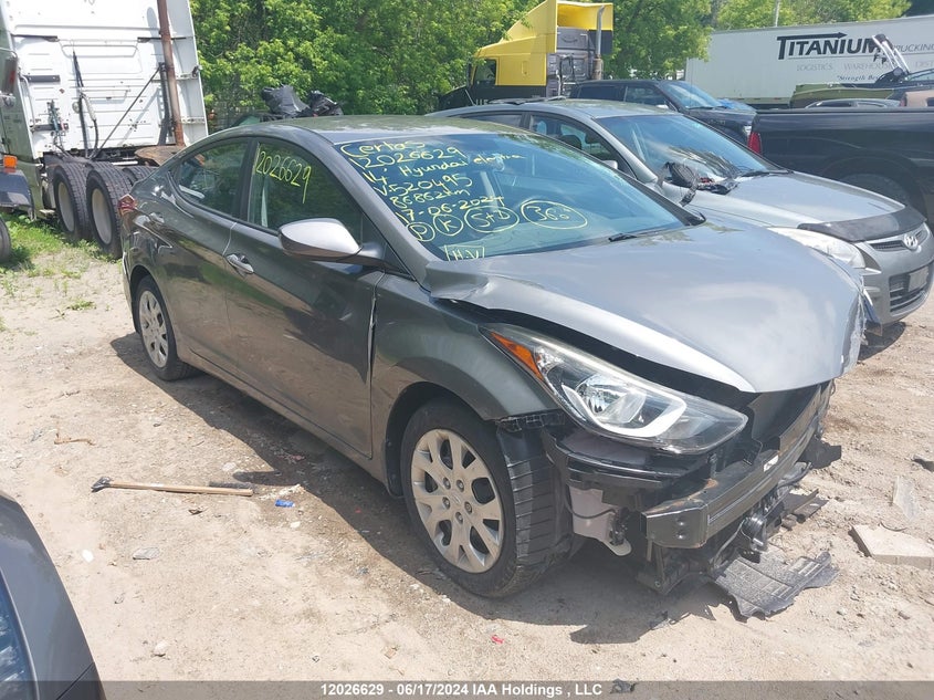 2014 Hyundai Elantra Se/Sport/Limited VIN: 5NPDH4AE2EH520495 Lot: 12026629