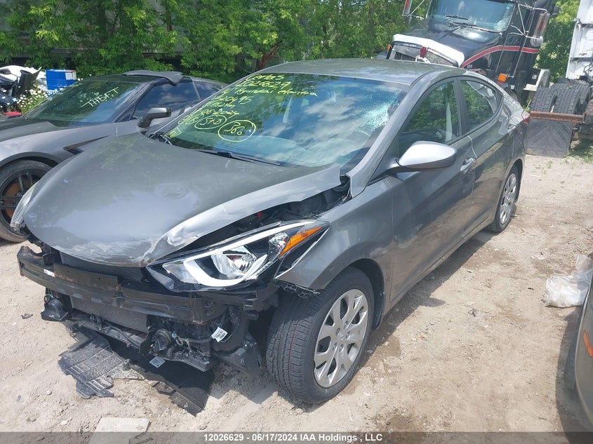 2014 Hyundai Elantra Se/Sport/Limited VIN: 5NPDH4AE2EH520495 Lot: 12026629