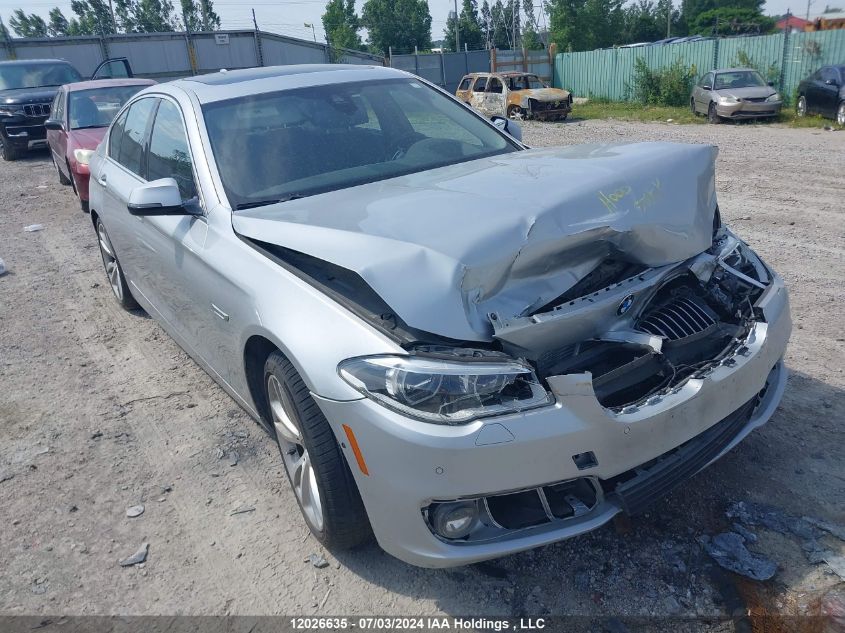 2014 BMW 5 Series VIN: WBA5B3C55ED531829 Lot: 12026635