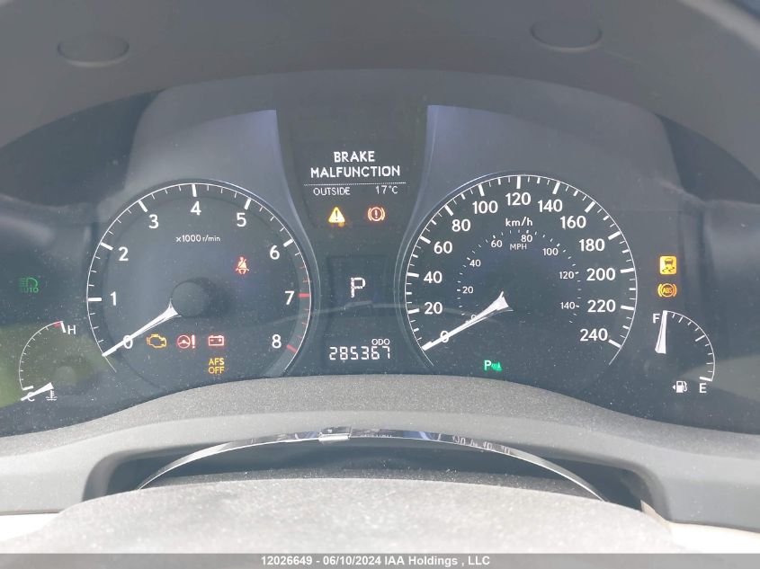 2010 Lexus Rx 350 VIN: JTJBK1BA3A2416061 Lot: 12026649