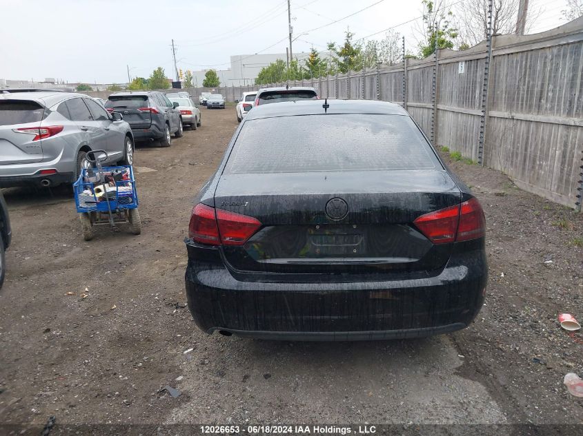 2012 Volkswagen Passat VIN: 1VWAH7A32CC020670 Lot: 12026653