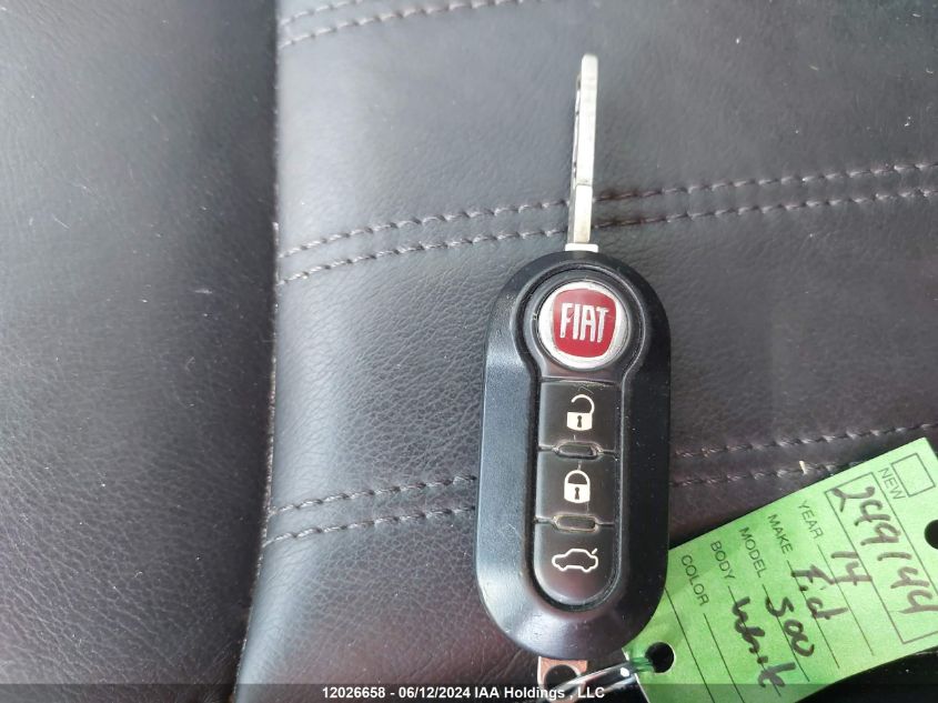 2014 Fiat 500 Lounge VIN: 3C3CFFER0ET249144 Lot: 12026658