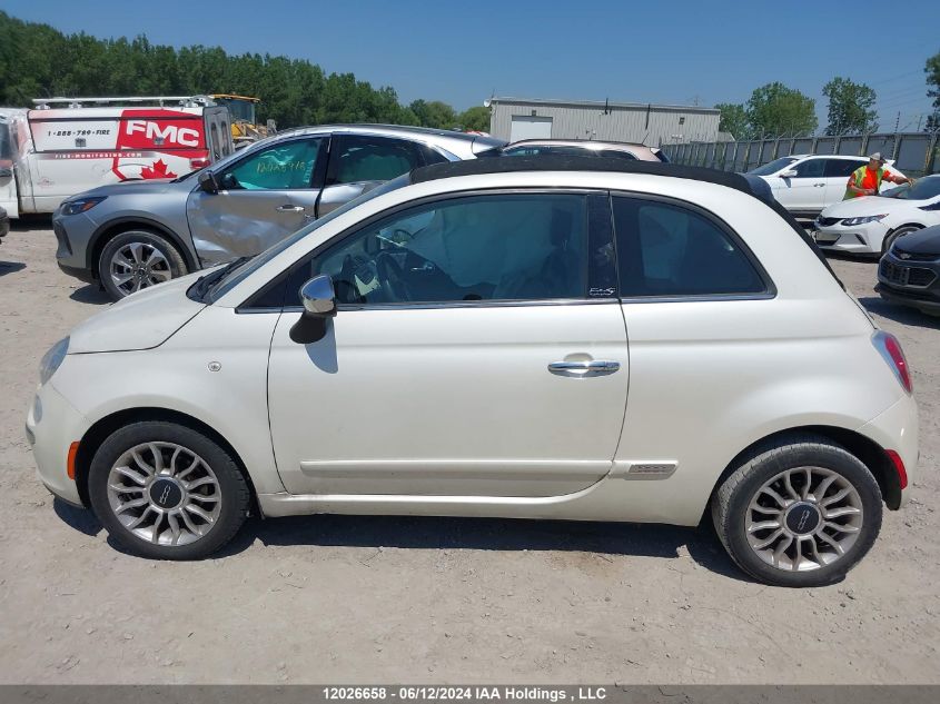 2014 Fiat 500 Lounge VIN: 3C3CFFER0ET249144 Lot: 12026658