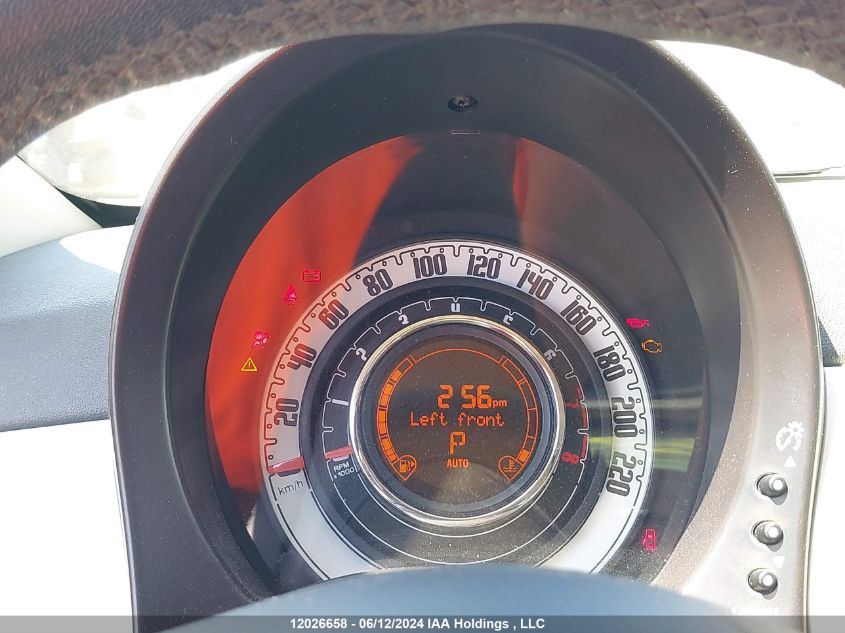 2014 Fiat 500 Lounge VIN: 3C3CFFER0ET249144 Lot: 12026658