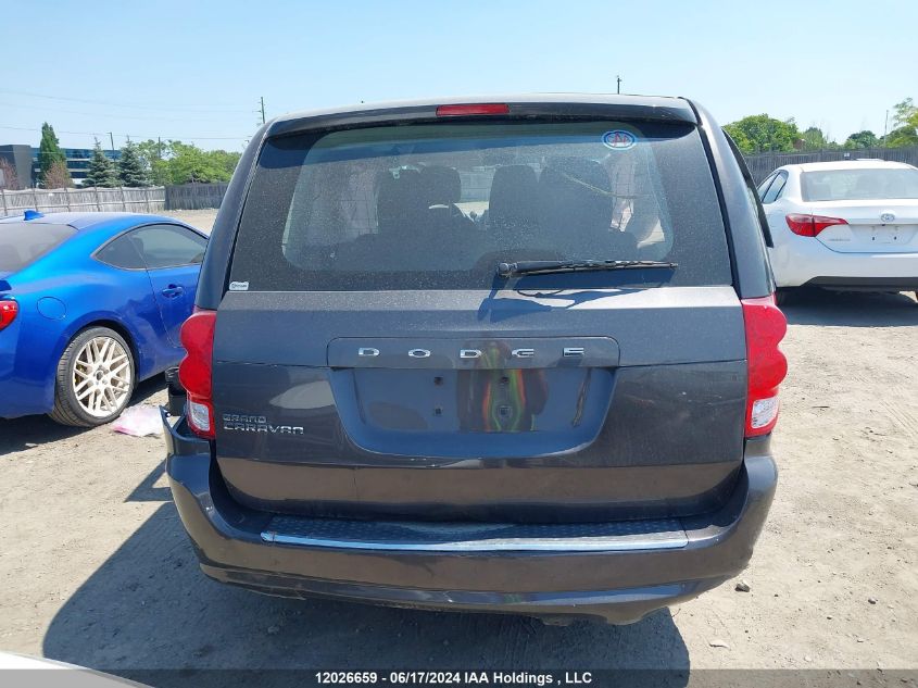 2016 Dodge Grand Caravan Se VIN: 2C4RDGBG0GR182877 Lot: 12026659